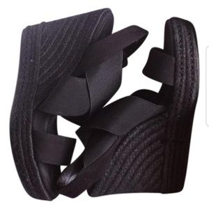 Ralph Lauren Eric. Canvas Wedges